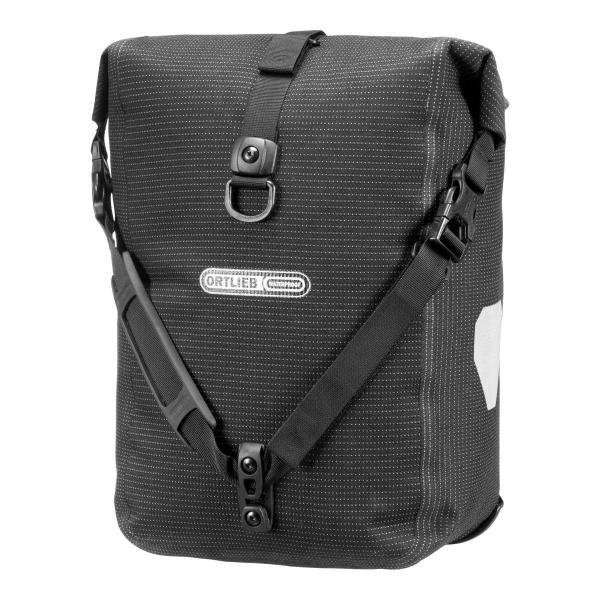 ORTLIEB Sport-Roller High Visibility black reflective