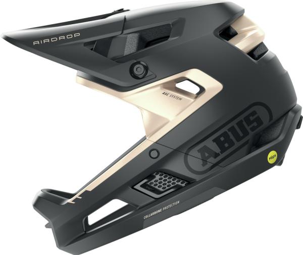 ABUS AIRDROP MIPS black gold S/M black  