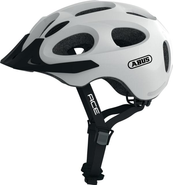 ABUS YOUN-I ACE pearl white S white  
