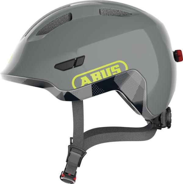 ABUS SMILEY 3.0 ACE LED shiny grey S grey  