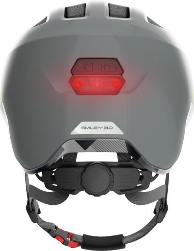 ABUS SMILEY 3.0 ACE LED shiny grey S grey   Produktbild 3