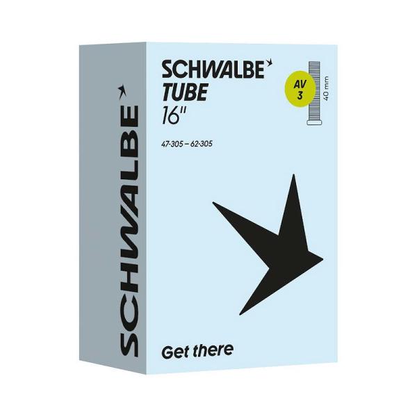 Schwalbe Fahrradschlauch AV Ventil Nr. 3  16" 40 mm 47/62-305