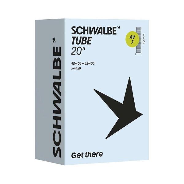 Schwalbe Fahrradschlauch AV Ventil Nr. 7  20" 40 mm 40/62-406