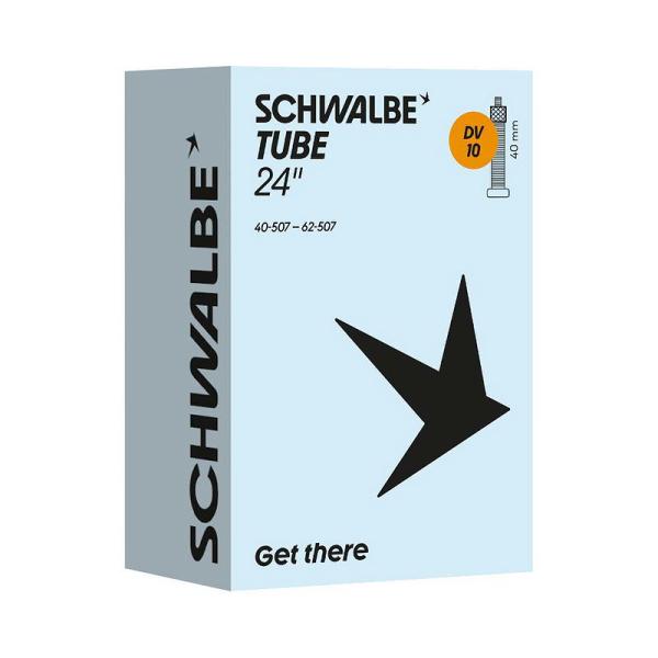 Schwalbe Fahrradschlauch DV Ventil Nr. 10  24" 40 mm 40/62-507