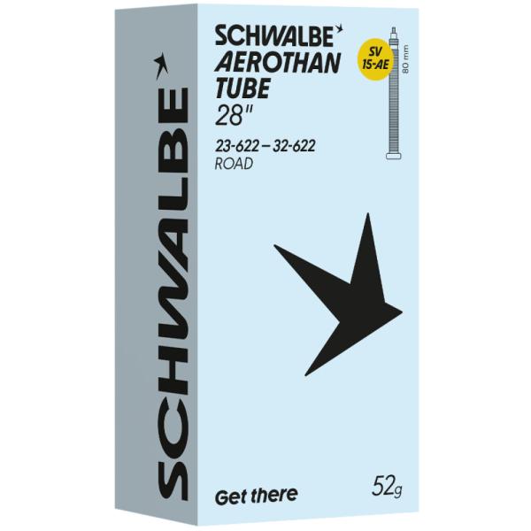 Schwalbe SCHLAUCH AEROTHAN SV15 Alu 23/32-622 80mm