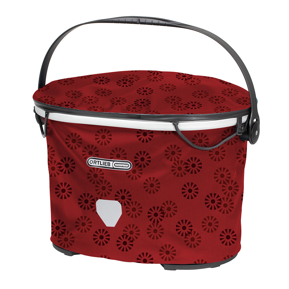 ORTLIEB Up-Town Design - floral - red